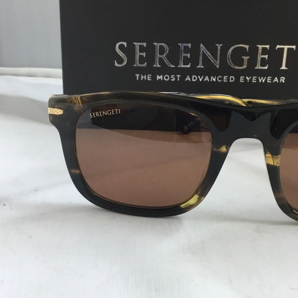 Serengeti Charlton Tortoiseshell Frame Sunglasses Polarized Photochromic Driver